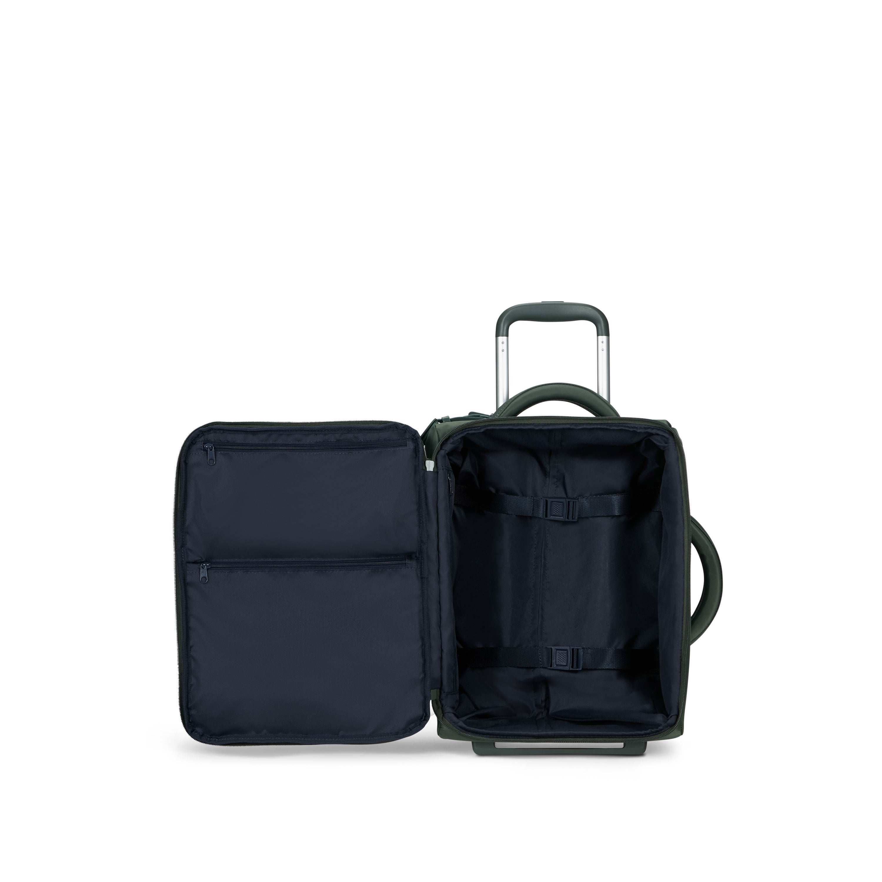 Lipault Foldable Plume Mini Cabin Upright, Khaki Green, Interior Image image number 2